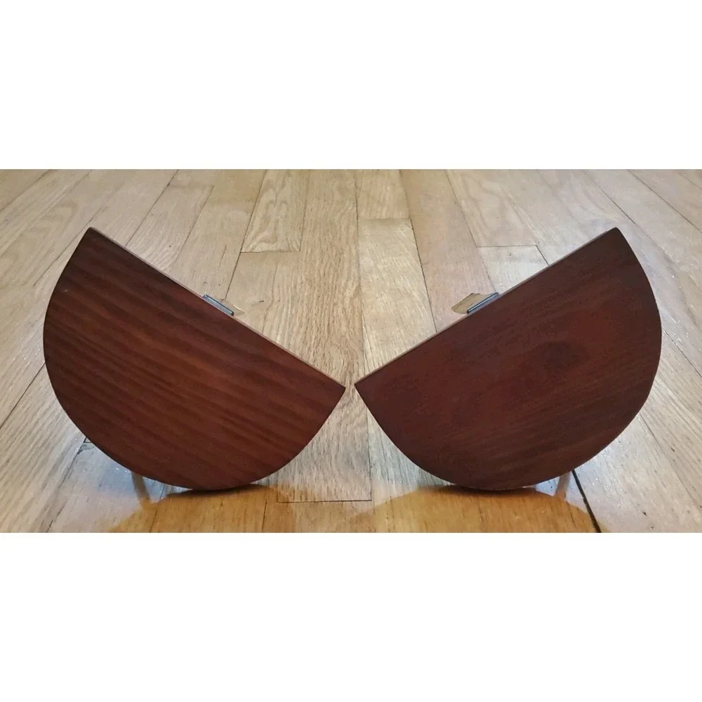 Wood And Metal Wall Shelves Small Set Of 2 Rustic Farmhouse